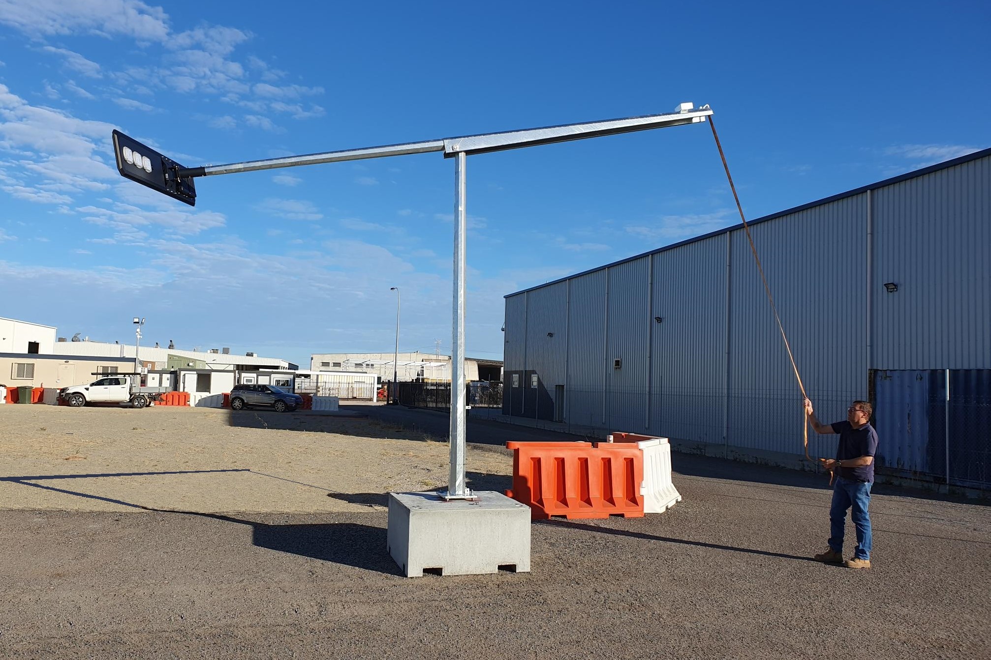 EcoCivil Solar Lighting Tower