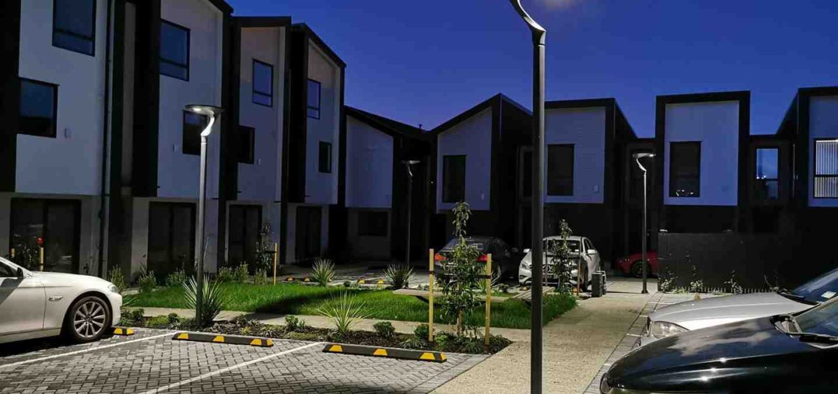 Car park security lighting