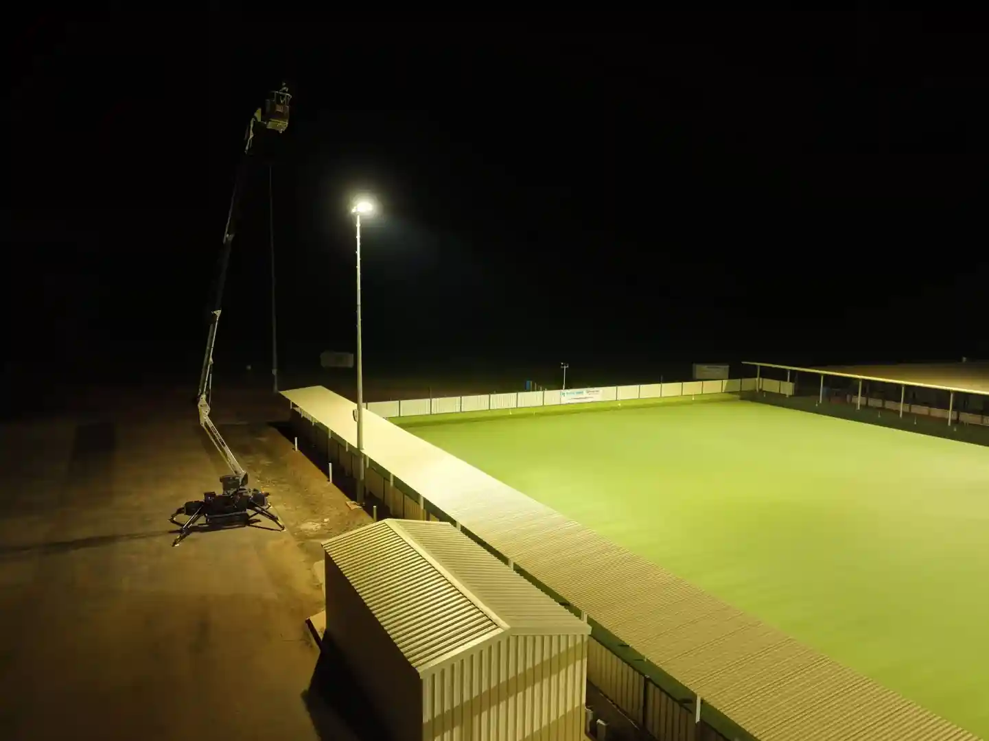 Sports lighting installation